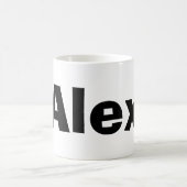 アレックスのマグ コーヒーマグカップ (中央)