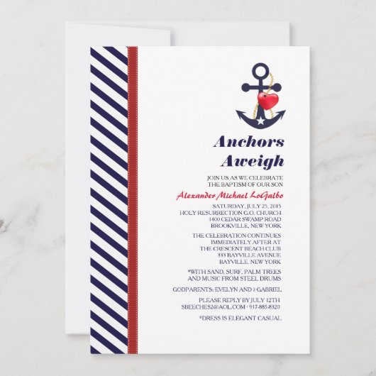 アレックスの招待 招待状 (正面)