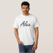 アレックスの芸術的な一流のデザイン Tシャツ (正面フル)