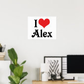 アレックス大好き ポスター (ホームオフィス)