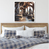 アレックス芸術的・グレイのヴィジョン・タイ・アートのエッセンス キャンバスプリント (インサイチュ (寝室))