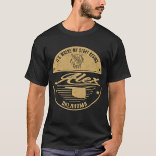 アレックス・オクラホマ私の話が始まる場所 Tシャツ