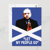 アレックス・サモンド「私の部下を放せ」 ポストカード (正面/裏面)