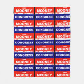アレックス・ムーニー・ウェストバージニア議会 フリースブランケット (正面)