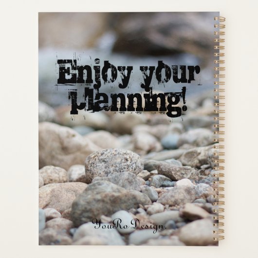 アレックス。ヨガ瞑想のパーソナライズ プランナー手帳 (裏面)