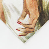 アレックス・ロスのビーチでのカードゲーム フリースブランケット (角)