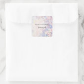 アレッサンドラのカスタマイズ可能なステッカーとラベル スクエアシール (バッグ)