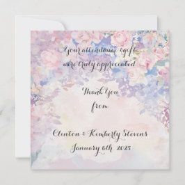 アレッサンドラ カスタマイズ フラット サンクス カード