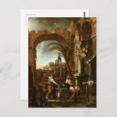 アレッサンドロ・マグナスコ・キリストとサマリア人の女性 ポストカード (正面/裏面)