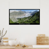 アレッチュ氷河（スイス） ポスター (キッチン)