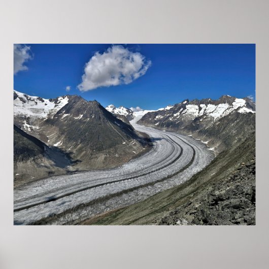 アレッチュ氷河 ポスター (正面)
