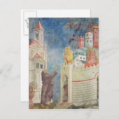 アレッツォから悪魔の追放， 1297-99 ポストカード (正面/裏面)