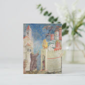 アレッツォから悪魔の追放， 1297-99 ポストカード (スタンド正面)