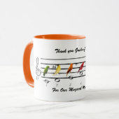 アレッツォのギドありがとう マグカップ (正面左)