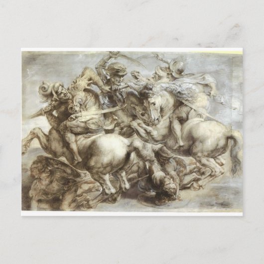 アレッツォ・アンギアーリ戦 ポストカード (正面)