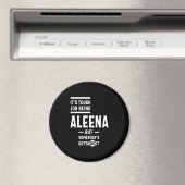 アレナパーソナライズされた名誕生日 マグネット (インサイチュ (食洗機))