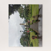 アレナル火山とイグレシア・デ・ラ・フォルトゥナ・デ・サン・カ ジグソーパズル (縦)