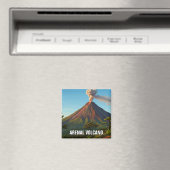 アレナル火山コストラリカ旅行 マグネット (インサイチュ (食洗機))