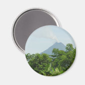 アレナル火山、コスタリカ。 マグネット (正面/裏面)