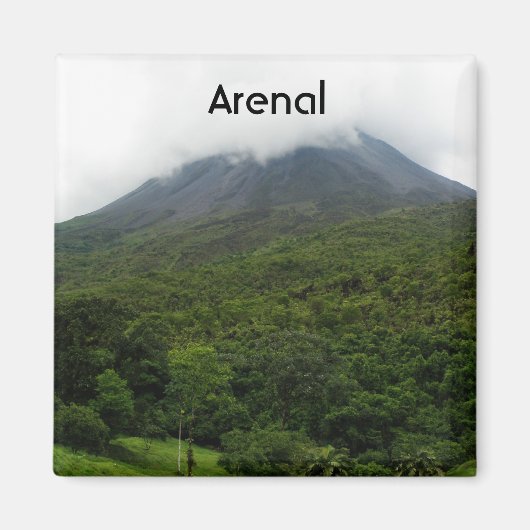 アレナル火山 マグネット (正面)