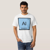 アレハンドロ 名前 化学 元素 周期表 Tシャツ (正面フル)