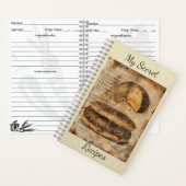 アレパブレッドエフェメラコラージュアート ノートブック (内側)