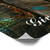 アレパブレッド祈りの言葉語パーソナライズされた ポスター (角)