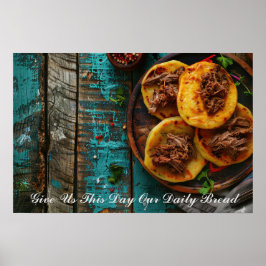 アレパブレッド祈りの言葉語パーソナライズされた ポスター