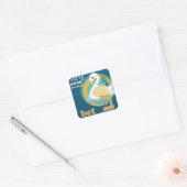 アレフベット動物のシール スクエアシール (封筒)