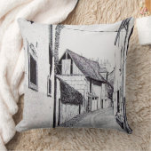 アレフランスのースケッチ時計 クッション (ブランケット)