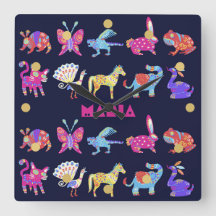 アレブリエパーソナライズされたメキシカン動物フォークアート