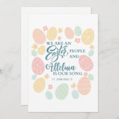 アレリアハッピーイースター卵 シーズンカード (正面/裏面)