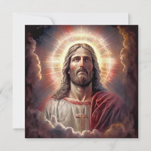 アレリア！よみがえった！イエス絵画キリスト シーズンカード (正面)