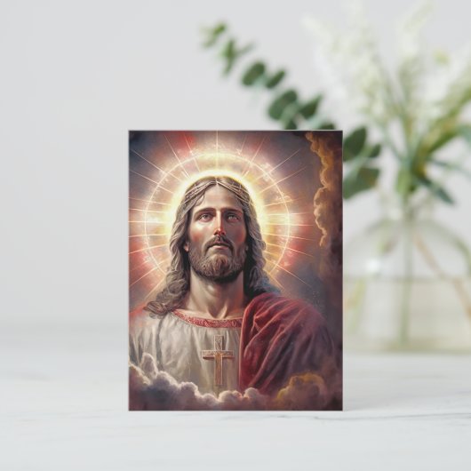 アレリア！よみがえった！イエス絵画キリスト シーズンポストカード (スタンド正面)