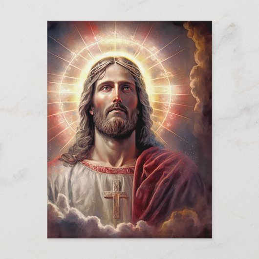 アレリア!よみがえった!イエス絵画キリスト シーズンポストカード (正面)