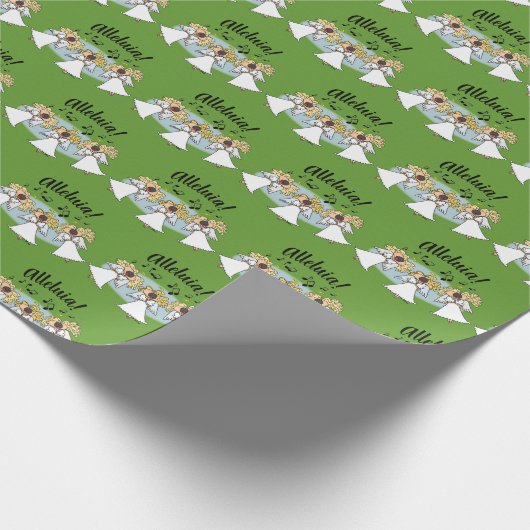 アレリア!天使のクリスマスの漫画の合唱団 ラッピングペーパー (角)