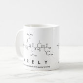 アレリーペプチド名mug コーヒーマグカップ (正面左)