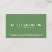 アレルギーはっきりした者 名刺 (裏面)