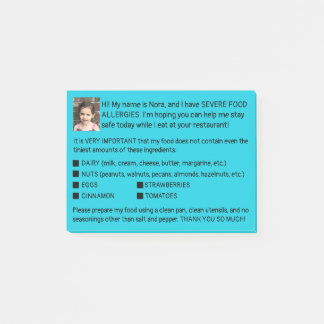 アレルギーカード ポストイット