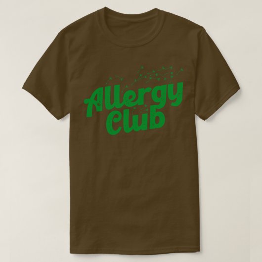 アレルギークラブ Tシャツ (デザイン正面)
