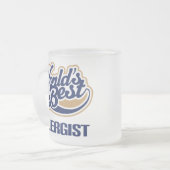 アレルギー専門医のギフト フロストグラスマグカップ (正面左)