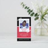 アレルギー警告児童写真医療救急デイケア コーリングカード (スタンド正面)