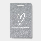 アレルギー警告 バッジ (Back)