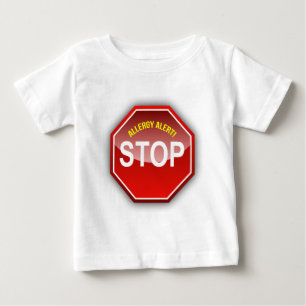 アレルギー警告 – 追加カスタム文字! ベビーTシャツ