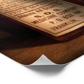 アレルギー – 喘息と痛みの薬 ポスター (角)