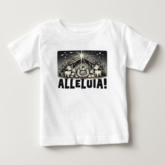 アレルヤ!降誕の喜び ベビーTシャツ (正面)