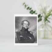 アレル専攻のダー・マクマブ将軍（1782年～1842年）、彫刻 ポストカード (スタンド正面)