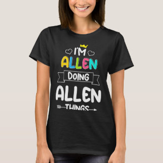 アレンがアレンのことをする面白い誕生日の引用 Tシャツ