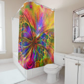 アレンジバタフライ美学 シャワーカーテン (インサイチュ)