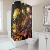 アレンジメントサビヴィンテージ花 シャワーカーテン (インサイチュ)